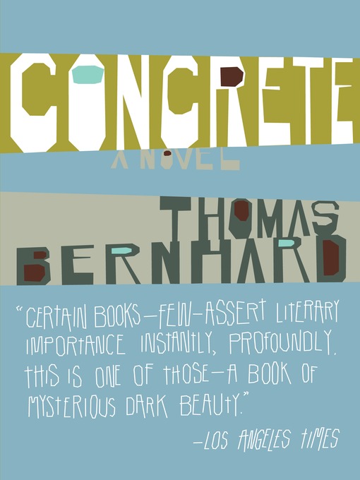 Title details for Concrete by Thomas Bernhard - Available